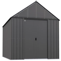 Arrow Classic Metal Shed, 12 X 17, Charcoal