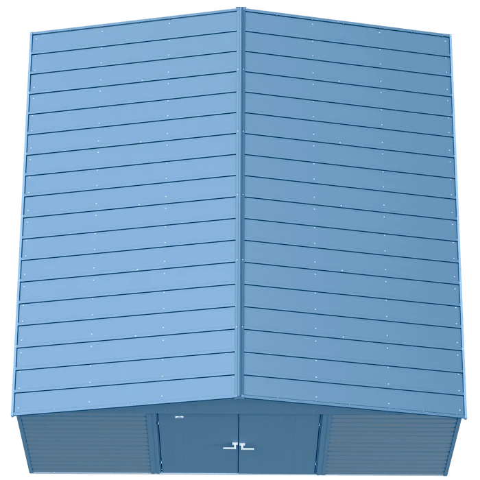 Arrow Select Steel Storage Shed, 14x14, Blue Grey 3 Arrow Select Steel Storage Shed, 14x14, Blue Grey - Image 3