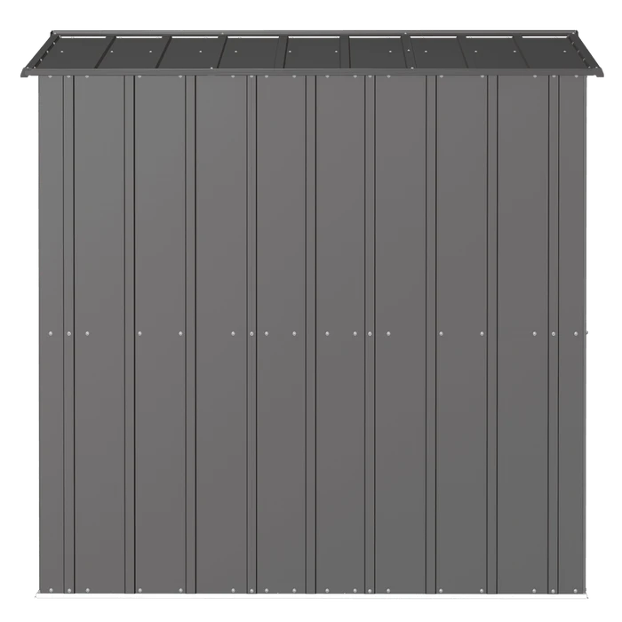 Arrow Classic Steel Storage Shed, 8X7, Charcoal 4 Arrow Classic Steel Storage Shed, 8X7, Charcoal - Image 4
