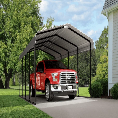 Arrow Carport 12x20x09 Charcoal BKP 11 Arrow Carport 12x20x09 Charcoal BKP - Image 11