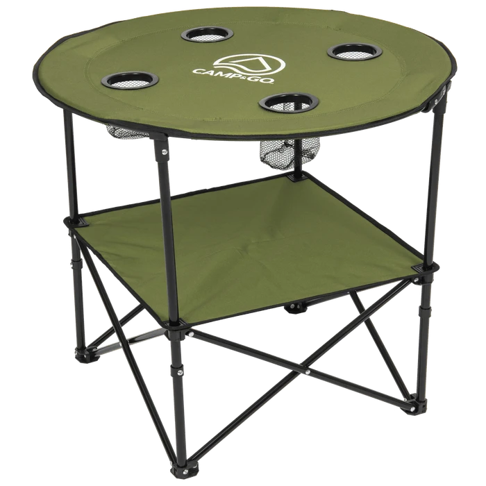 ShelterLogic 28" Diameter Material Round Portable Table Green 2 ShelterLogic 28" Diameter Material Round Portable Table Green - Image 2