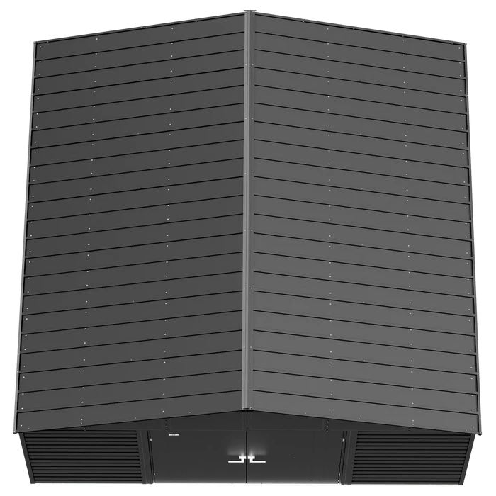 Arrow Select Steel Storage Shed, 12x17, Charcoal 3 Arrow Select Steel Storage Shed, 12x17, Charcoal - Image 3