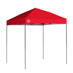 ShelterLogic Shade Tech Straight Leg Pop-Up Canopy Tent Red