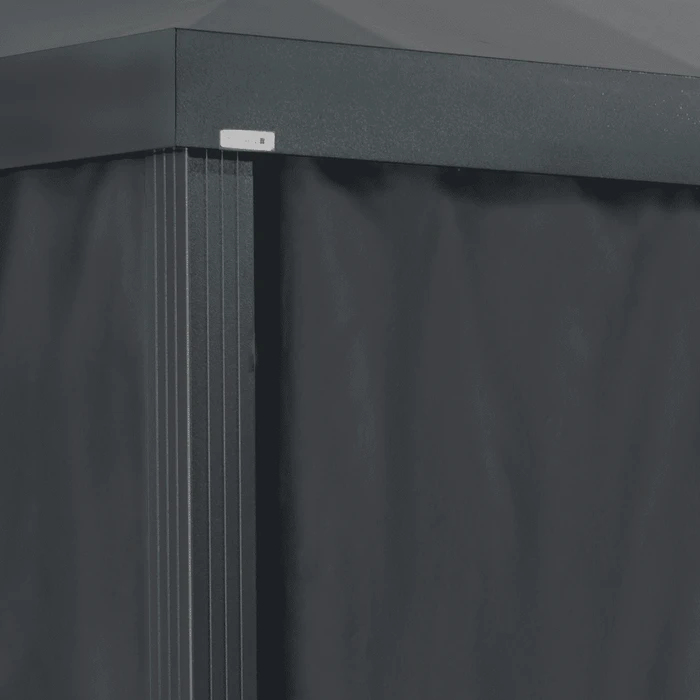 Sojag Black Curtains For Monteserra Gazebo, 10 Ft. X 12 Ft., Poly 3 Sojag Black Curtains For Monteserra Gazebo, 10 Ft. X 12 Ft., Poly - Image 3