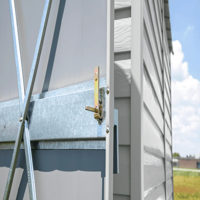 Arrow Select Steel Storage Shed, 14x12, Flute Grey 14 Arrow Select Steel Storage Shed, 14x12, Flute Grey - Image 14