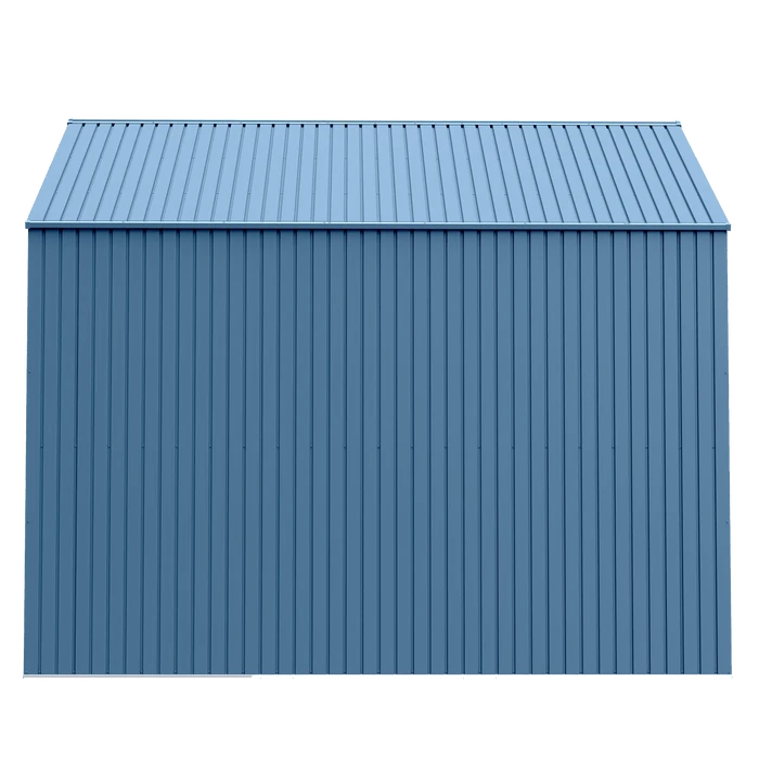 Arrow Elite Steel Storage Shed, 12x14, Blue Grey 4 Arrow Elite Steel Storage Shed, 12x14, Blue Grey - Image 4