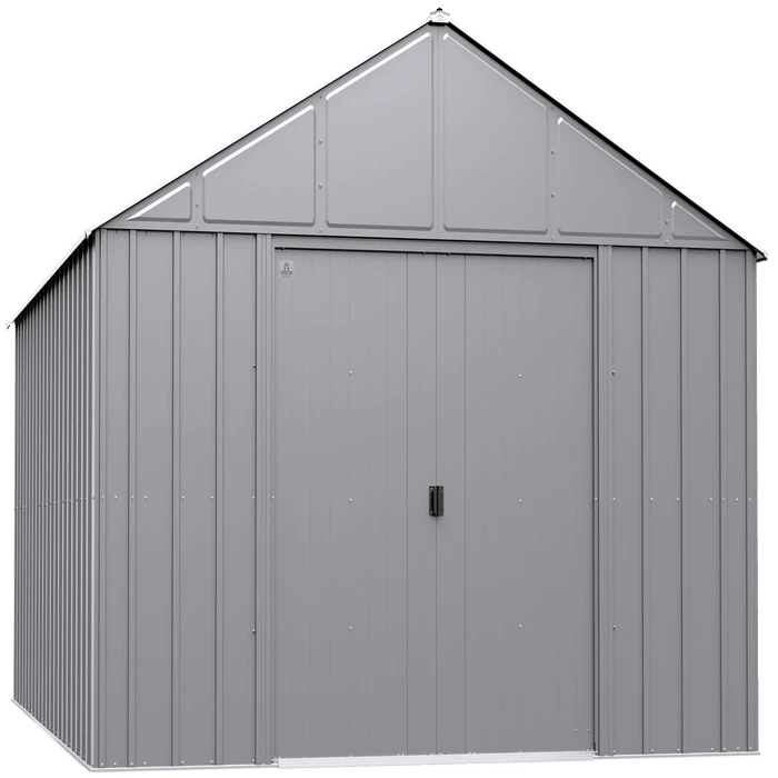 Arrow Classic Metal Shed, 12 X 17, Flute Grey 1 Arrow Classic Metal Shed, 12 X 17, Flute Grey