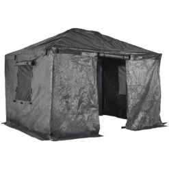 Universal Winter Gazebo Cover, 12 Ft. X 14 Ft. Grey