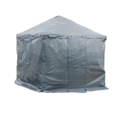 Universal Winter Gazebo Cover (Gazebo Not Included) -ShelterLogic || Arrow Shop universal cover grey silo image 02 1 18