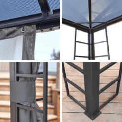 Sojag Turia 10 Ft. X 12 Ft. Gazebo -ShelterLogic || Arrow Shop ux2mfxi0cc9w0y8l5b2u