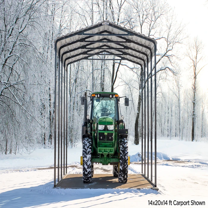 Arrow RV Carport, 14 Ft. X 20 Ft. X 14 Ft. Charcoal 15 Arrow RV Carport, 14 Ft. X 20 Ft. X 14 Ft. Charcoal - Image 15