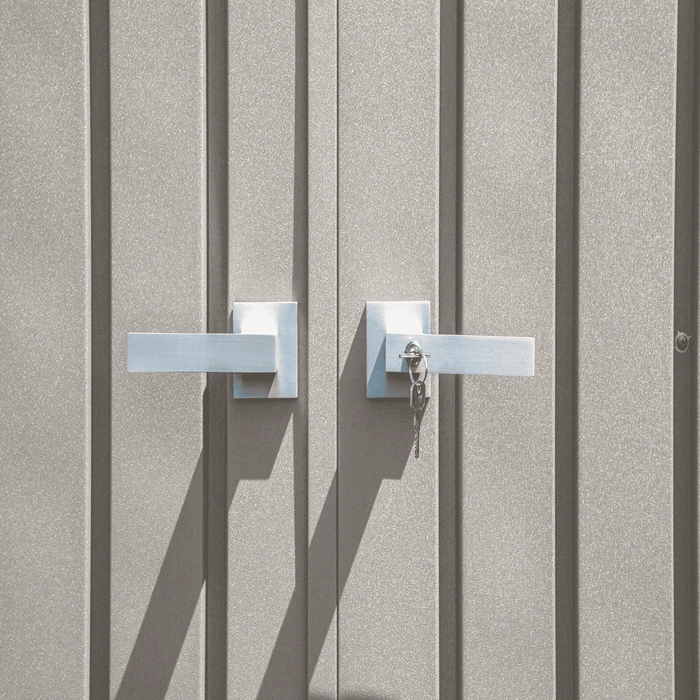 Arrow Elite Shed 8x6 Ft. Cool Grey Metal Shed 9 Arrow Elite Shed 8x6 Ft. Cool Grey Metal Shed - Image 9