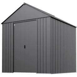 Arrow Classic Metal Shed, 14 X 14, Charcoal -ShelterLogic || Arrow Shop uzftozwwqiccruid5chr