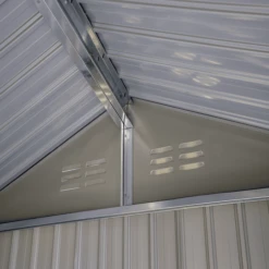 Arrow Cover-IT 6x4 Ft. Grey Metal Shed -ShelterLogic || Arrow Shop uzzz4fheamskv88ntgjm