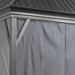 Sojag 12x14 Ft. Grey Curtains For Monaco/Messina/Mykonos Gazebos 10 Sojag 12x14 Ft. Grey Curtains For Monaco/Messina/Mykonos Gazebos -ShelterLogic || Arrow Shop v8emmmt6j56glmidvkcx