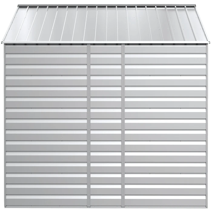 Arrow Select Steel Storage Shed, 14x14, Flute Grey 4 Arrow Select Steel Storage Shed, 14x14, Flute Grey - Image 4