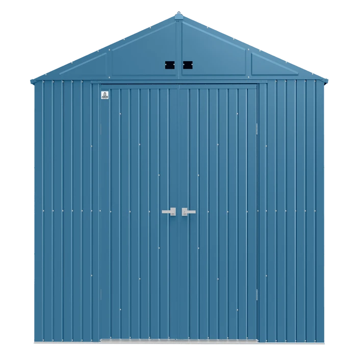 Arrow Elite Steel Storage Shed, 10x14, Blue Grey 2 Arrow Elite Steel Storage Shed, 10x14, Blue Grey - Image 2
