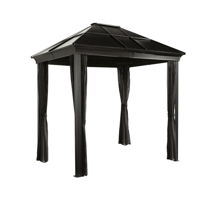 ShelterLogic Sedona Hardtop Gazebo, 10 Ft. X 12 Ft. Dark Brown 3 ShelterLogic Sedona Hardtop Gazebo, 10 Ft. X 12 Ft. Dark Brown - Image 3