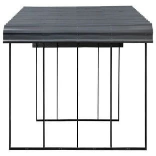 Arrow Carport 20x20x09 Charcoal BKP 2 Arrow Carport 20x20x09 Charcoal BKP - Image 2