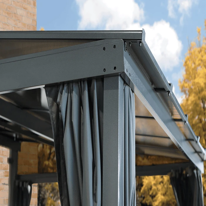 Sojag Pompano 10 Ft. X 10 Ft. Wall Gazebo 4 Sojag Pompano 10 Ft. X 10 Ft. Wall Gazebo - Image 4