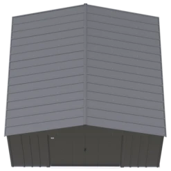Arrow Classic Metal Shed, 14 X 12, Charcoal -ShelterLogic || Arrow Shop xxgpxmtruu7gqkbuze9k