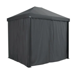 Sojag Black Curtains For Monteserra Gazebo, 10 Ft. X 12 Ft., Poly