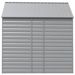 Arrow Select Steel Storage Shed, 12x14, Flute Grey -ShelterLogic || Arrow Shop ypemhl2ktoehv8jgvfjd