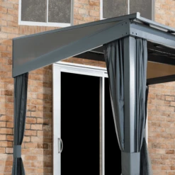 Sojag Pompano 10 Ft. X 12 Ft. Wall Gazebo 12 Sojag Pompano 10 Ft. X 12 Ft. Wall Gazebo -ShelterLogic || Arrow Shop ysfmemrehy2ntpdqlcdn 3