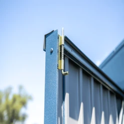 Arrow Elite Shed 8x6 Ft. Blue-Grey Metal Shed -ShelterLogic || Arrow Shop ytqksfdcgpkzvxuaxcde