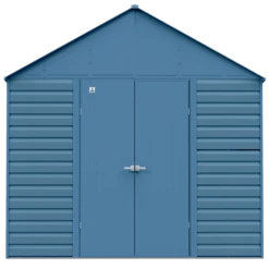 Arrow Select Steel Storage Shed, 12x17, Blue Grey -ShelterLogic || Arrow Shop yz9s3pbg7suvttitlbyk