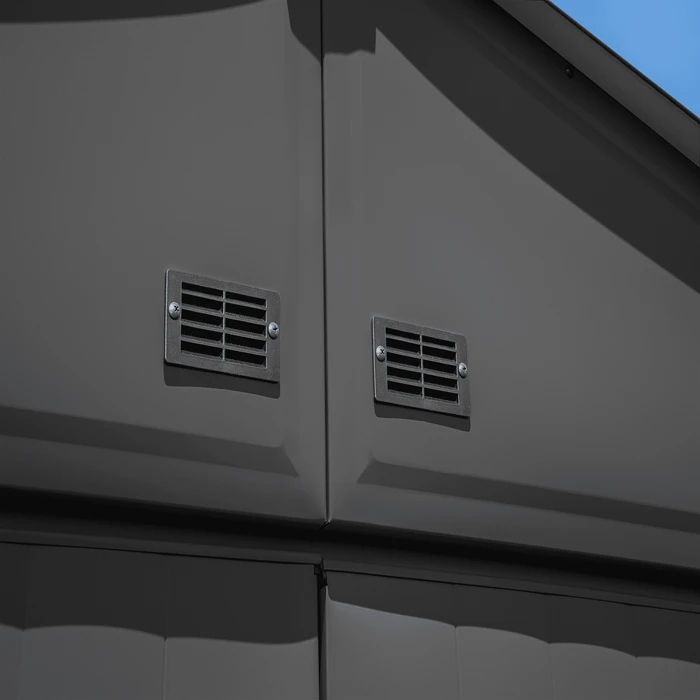 Arrow Select Steel Storage Shed, 14x17, Charcoal 12 Arrow Select Steel Storage Shed, 14x17, Charcoal - Image 12