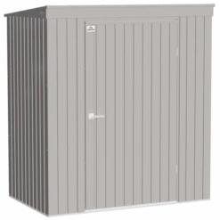 Arrow Elite Steel Storage Shed, 6x4, Cool Grey