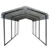 Arrow Carport 12x20x09 Eggshell BKP