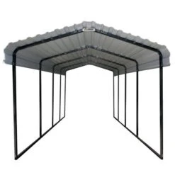 Arrow Carport 12x20x09 Eggshell BKP