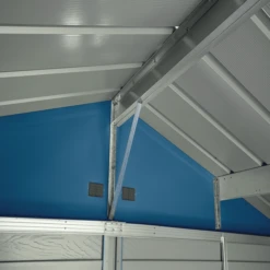 Arrow Select Steel Storage Shed, 14x17, Blue Grey -ShelterLogic || Arrow Shop ziopnpgeeco9ztrpda18 1