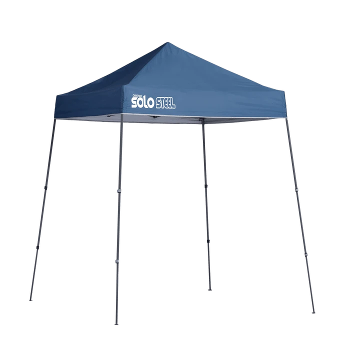 ShelterLogic Quik Shade Solo Steel Midnight Blue 10x10 Ft. Slant Leg Pop-up Canopy 1 ShelterLogic Quik Shade Solo Steel Midnight Blue 10x10 Ft. Slant Leg Pop-up Canopy