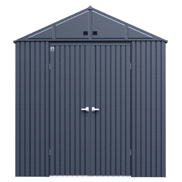Arrow Elite Steel Storage Shed, 10x14, Anthracite 2 Arrow Elite Steel Storage Shed, 10x14, Anthracite - Image 2