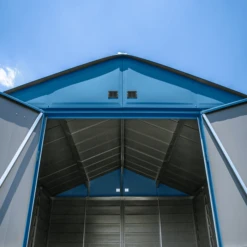 Arrow Select Steel Storage Shed, 12x17, Blue Grey -ShelterLogic || Arrow Shop zxlnfzuzraabjpz0ju4x 2